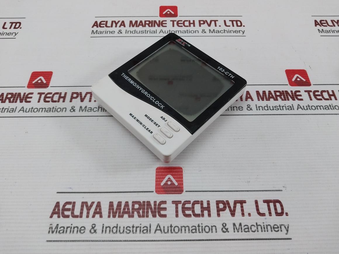 Htc Thermo Hygrometer With Clock 103-cth