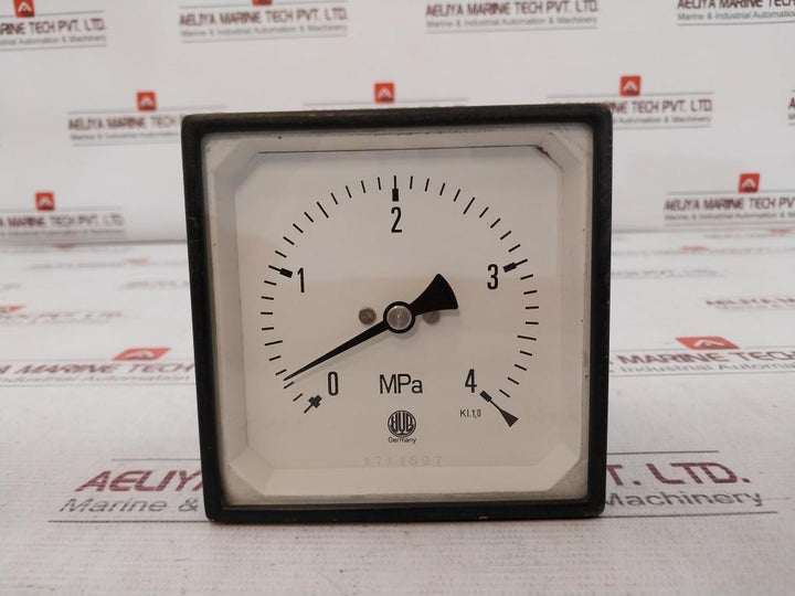 Hub 0 TO 4 MPA Pressure Gauge KL.1,0 1711897