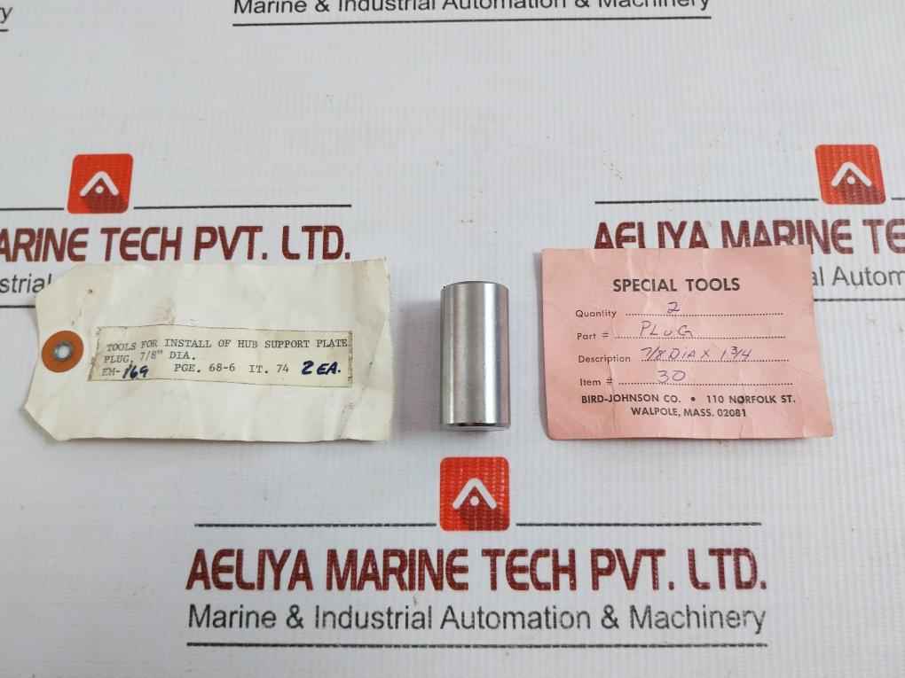 Hub Support Plate Cylindrical Plug Bird-johnson Weight: 140 Gm