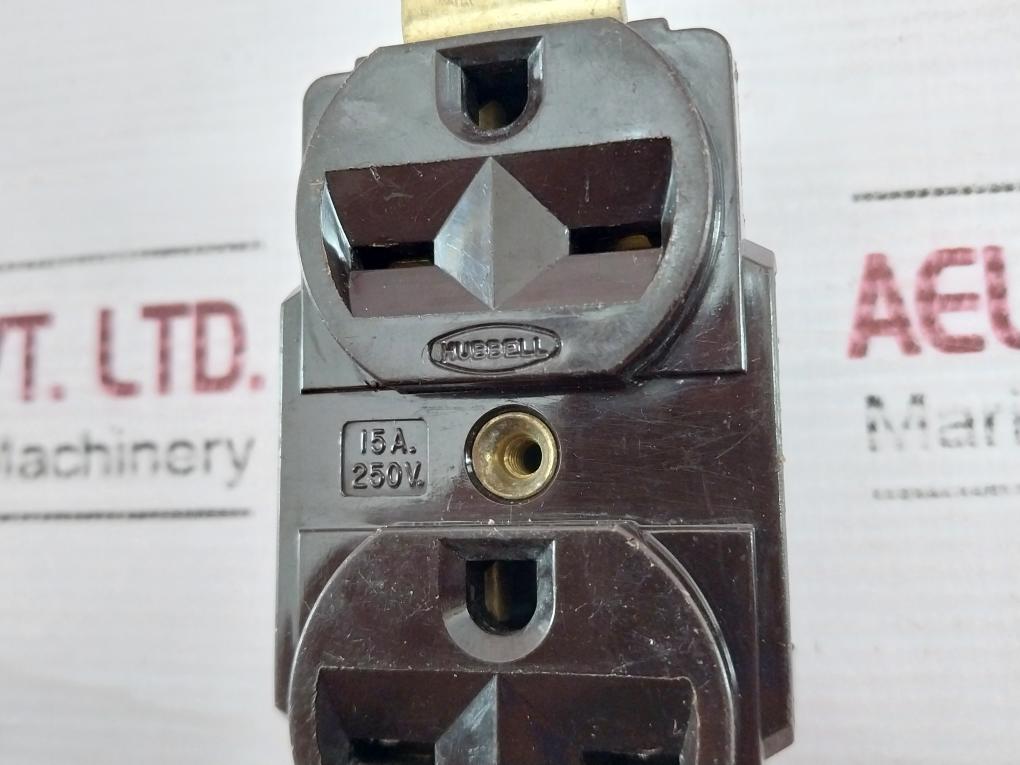 Hubbell 15A 250V Receptacle Duplex Module