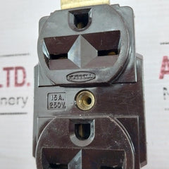 Hubbell 15A 250V Receptacle Duplex Module