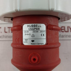 Hubbell C532P6W Pin And Sleeve Plug 32A-6H 200/346-240/415 Ip67