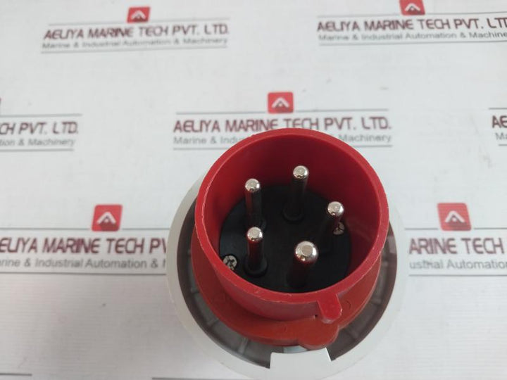 Hubbell C532P6W Pin And Sleeve Plug 32A-6H, 200/346-240/415 Ip67