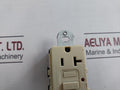 Hubbell Gf20Il Circuit Guard Ground Fault Duplex Ivory 2 Pole 20 Amp 125V 60Hz