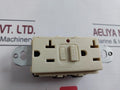 Hubbell Gf20Il Circuit Guard Ground Fault Duplex Ivory 2 Pole 20 Amp 125V 60Hz