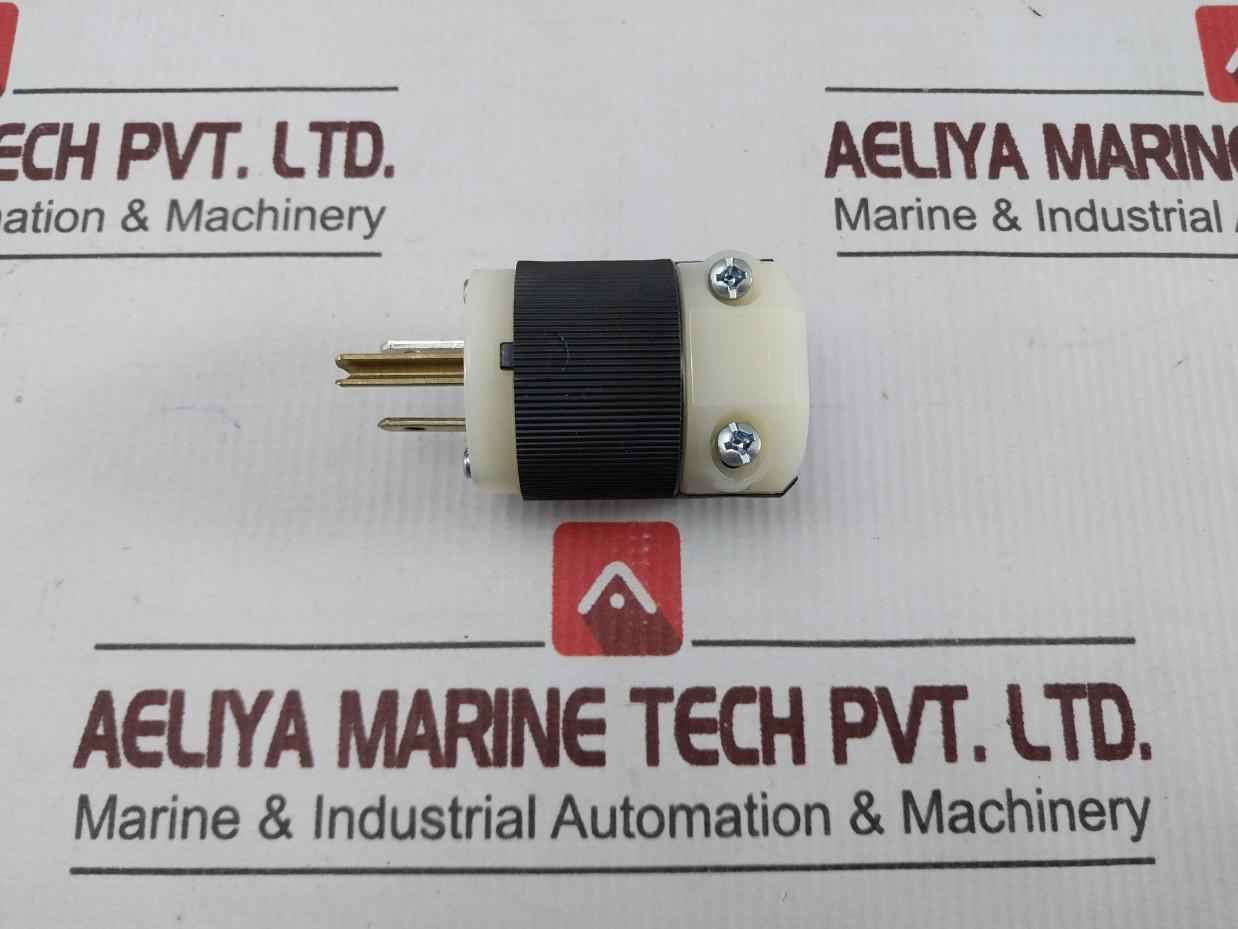 Hubbell Hbl5266C Vari-size Cord Grip Plug Insulgrip 2 Pole 3 Wire Grounding