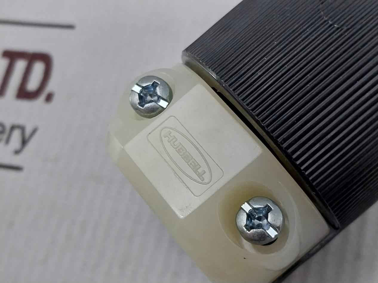 Hubbell Hbl5266C Vari-size Cord Grip Plug Insulgrip 2 Pole 3 Wire Grounding