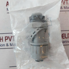 Lot of 8X Hubbell PS0509NGY Liquid-tight Flexible Conduit Connector