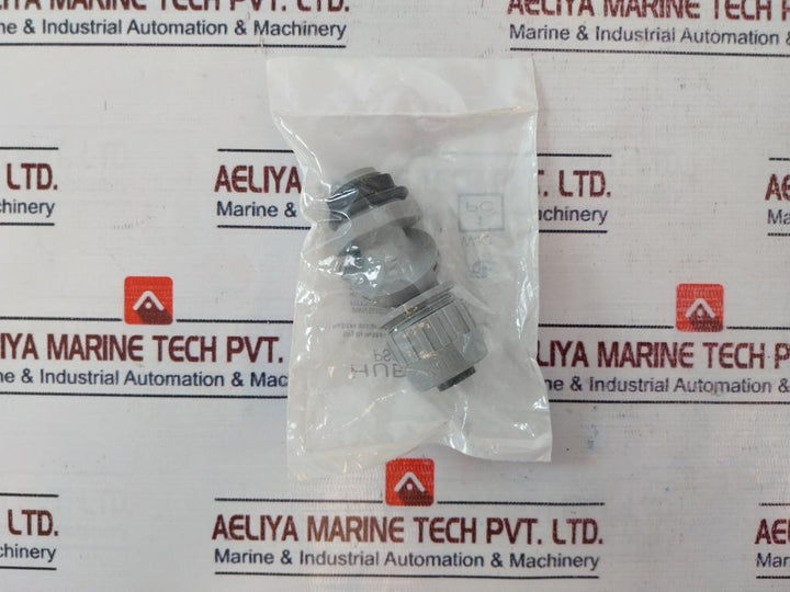 Lot of 8X Hubbell PS0509NGY Liquid-tight Flexible Conduit Connector