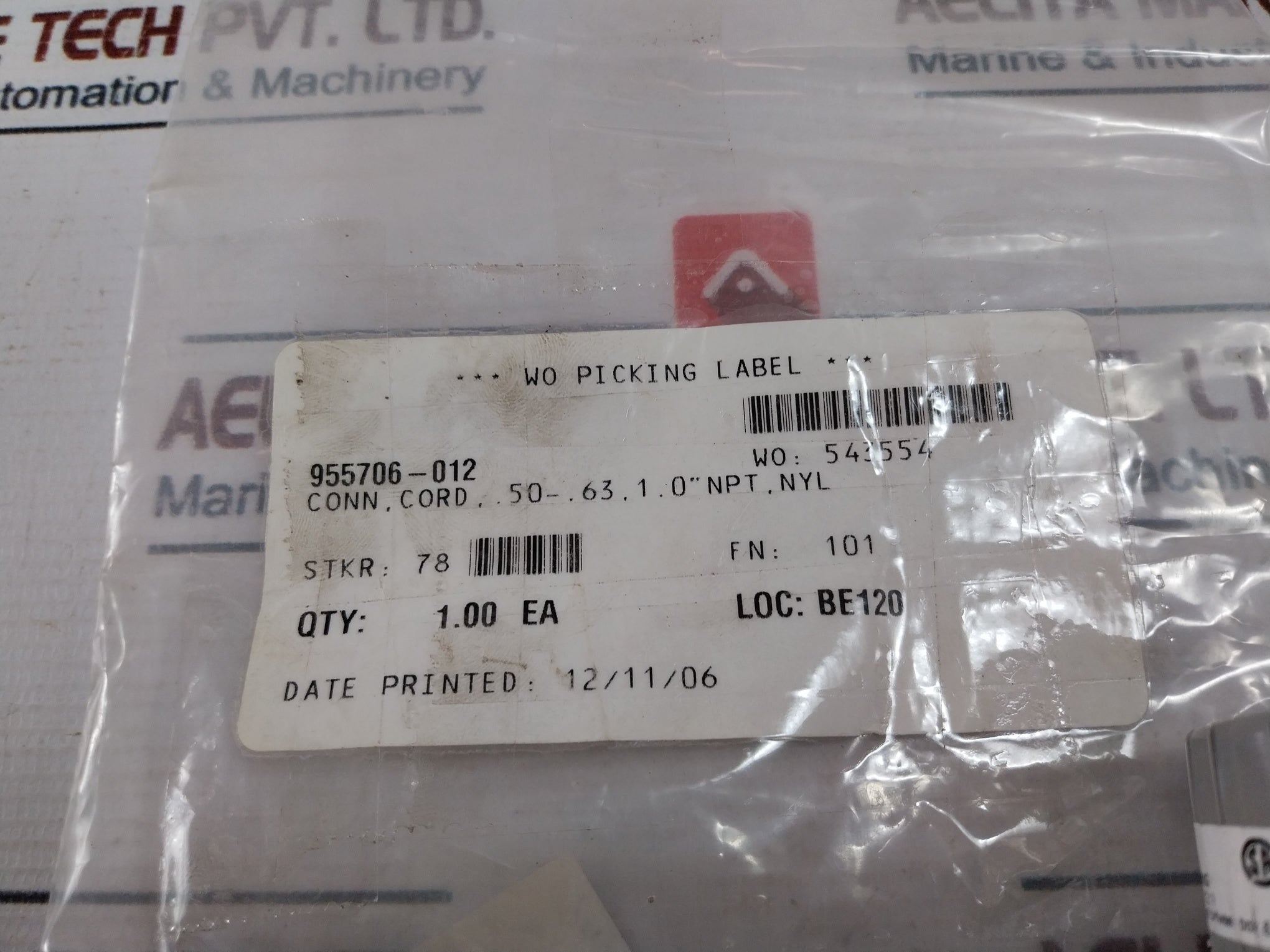 Hubbell Shc1040Cr Liquid Tight Connector .50"-.63"