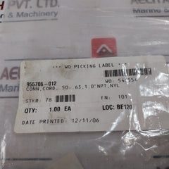 Hubbell Shc1040Cr Liquid Tight Connector .50"-.63"
