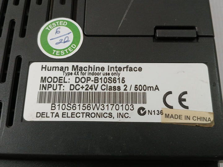 Human Machine Interface Dc+24V Dop-b10S615 Delta