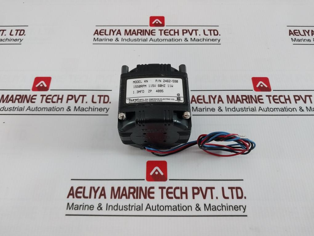Hurst 2462-590 Motor Kn, 115V 60Hz 11W 1550Rpm 1.3Mfd Zp 4895