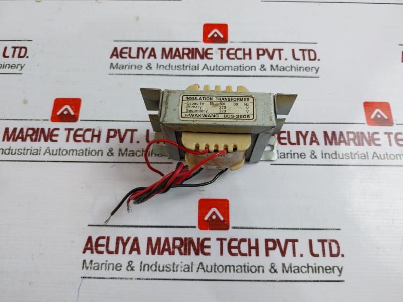 Hwakwang 803-3608 Transformer 15 Va 60Hz , 220V