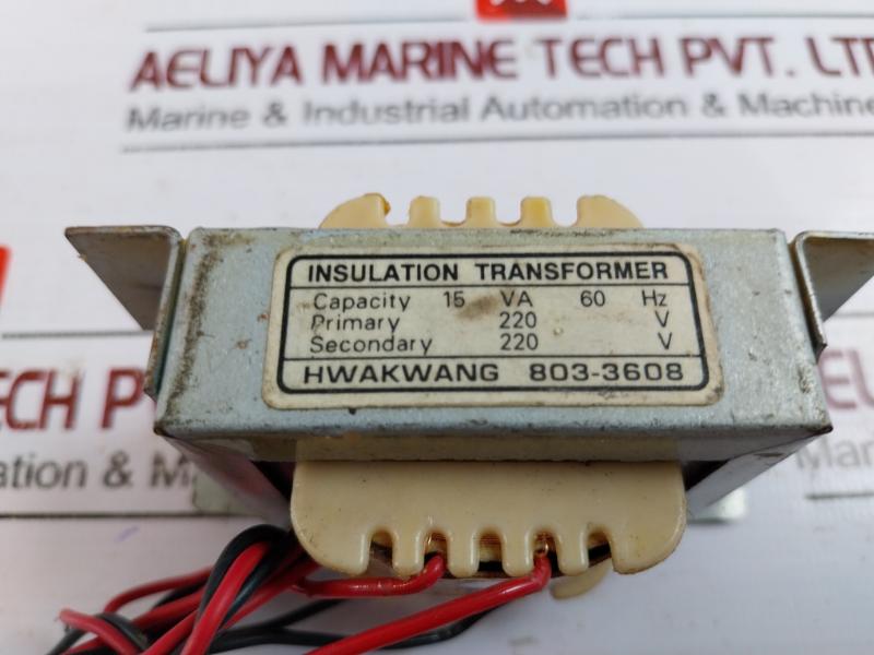 Hwakwang 803-3608 Transformer 15 Va 60Hz , 220V