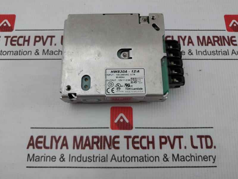 Hws30A-12/A Switching Power Supply Output-12V-2.5A Tdk-lambda
