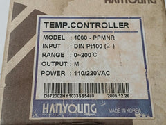 Hy-1000_Ppmnr05 Hanyoung 110/220Vac Analog Temperature Controller
