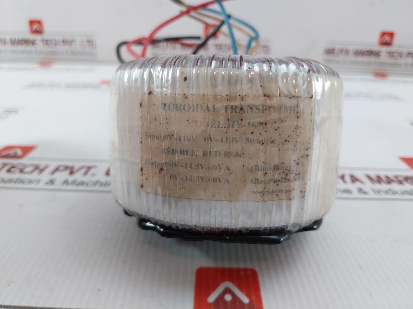 Hy-168Rt Toroidal Transformer 0V-110V 50/60Hz