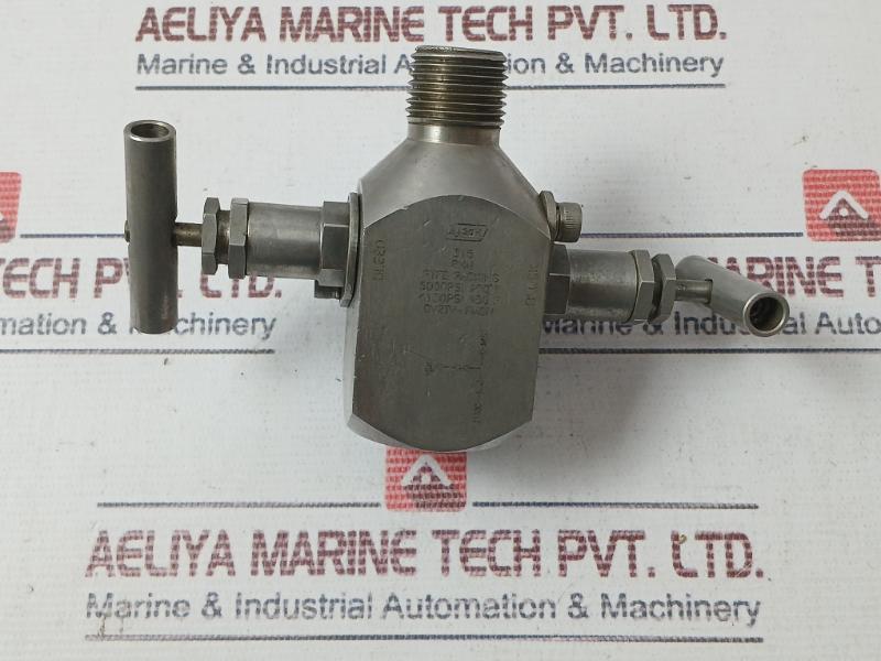 Hy-lok Gv2Tv-fm8N Gauge Valve 6000 Psi Ptfe