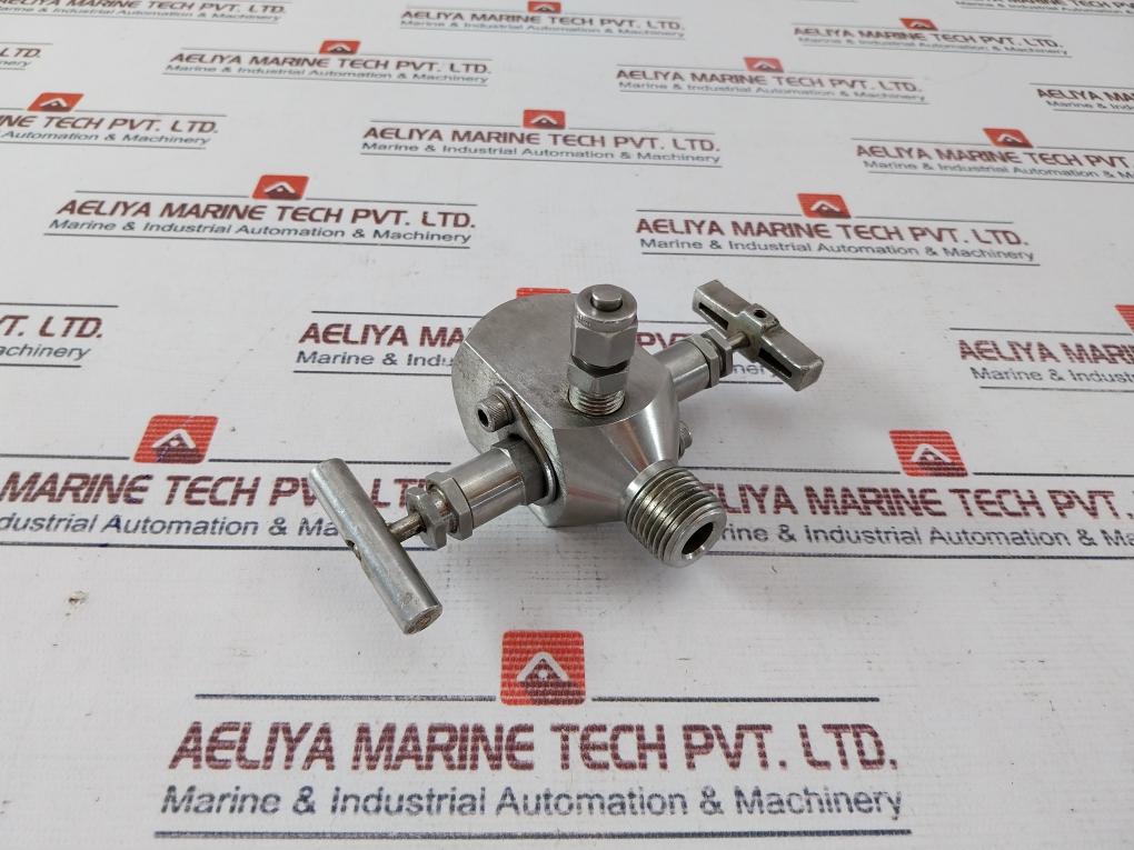 Hy-lok Gv2Tv-fm8N Gauge Valve Ptfe Packing 1/2" Npt
