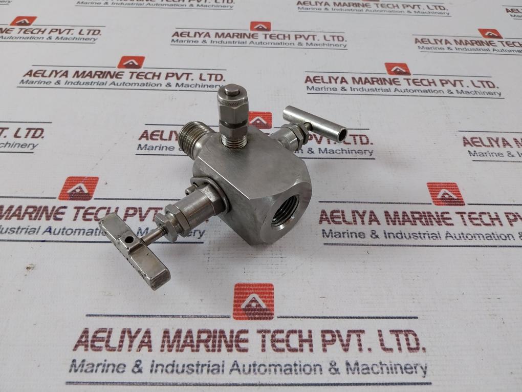 Hy-lok Gv2Tv-fm8N Gauge Valve Ptfe Packing 1/2" Npt