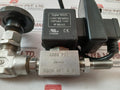 Hy-lok Nv3F-4N-r Needle Valve With Tm35 Timer Controlled Drain 6000 Psi 24-240V