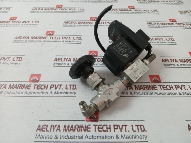 Hy-lok Nv3F-4N-r Needle Valve With Tm35 Timer Controlled Drain 6000 Psi 24-240V