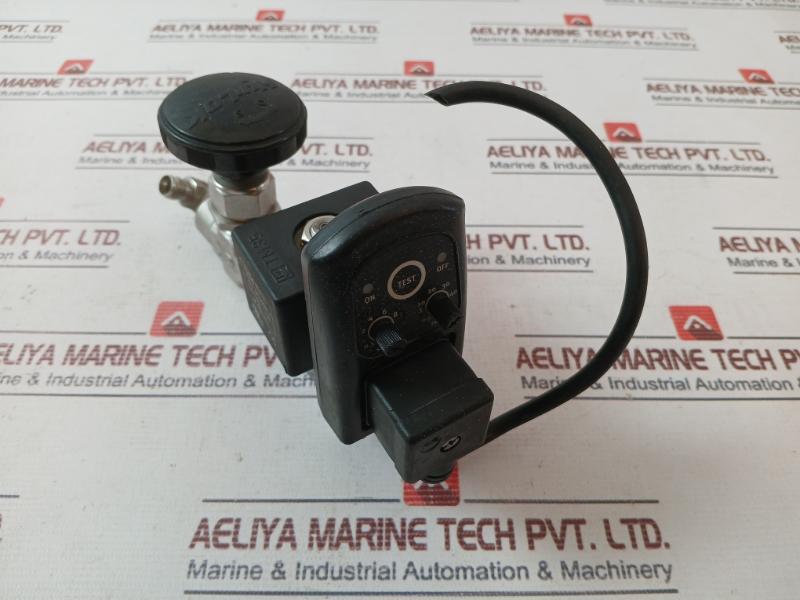 Hy-lok Nv3F-4N-r Needle Valve With Tm35 Timer Controlled Drain 6000 Psi 24-240V