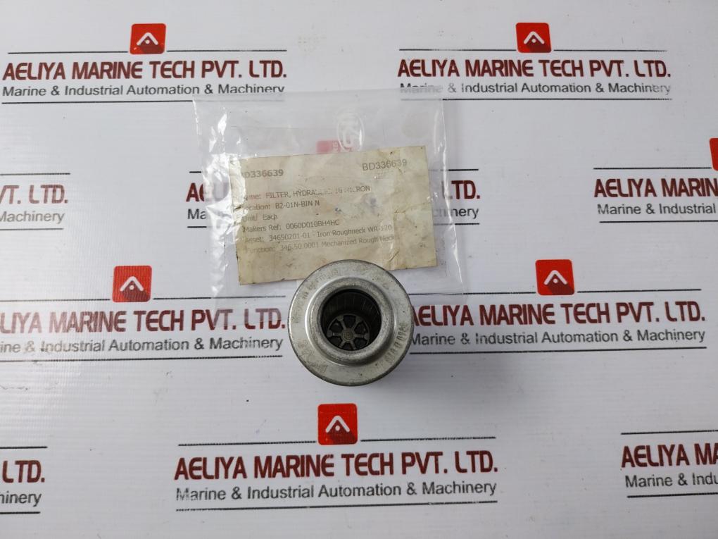 Hydac 0060 D 010 Bh4hc 346.50.0001 Mechanized Rough Neck Hydraulic Filter