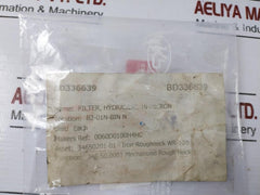 Hydac 0060 D 010 Bh4hc 346.50.0001 Mechanized Rough Neck Hydraulic Filter