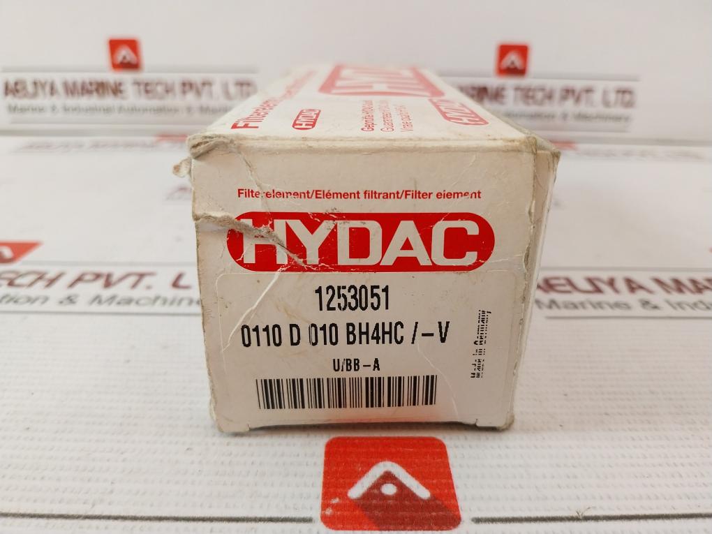 Hydac 0110 D 010 Pressure Filter Element Bh4Hc/-v U/Bb-a 1253051