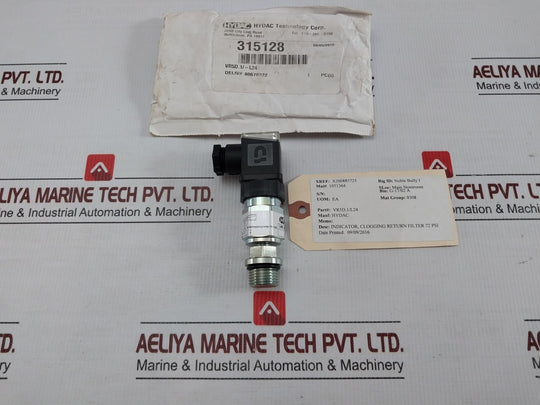 Hydac 24V Ac/Dc Clogging Indicator Vr 5 D.1/L24