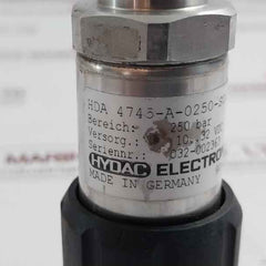 Hydac 4..20Ma 250 Bar Indicator 10..32 Vdc Hda 4745-a-0250-s00