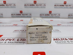Hydac 700042 Level Glass W/ Hydraulic Oil Level And Temperature 127x12m