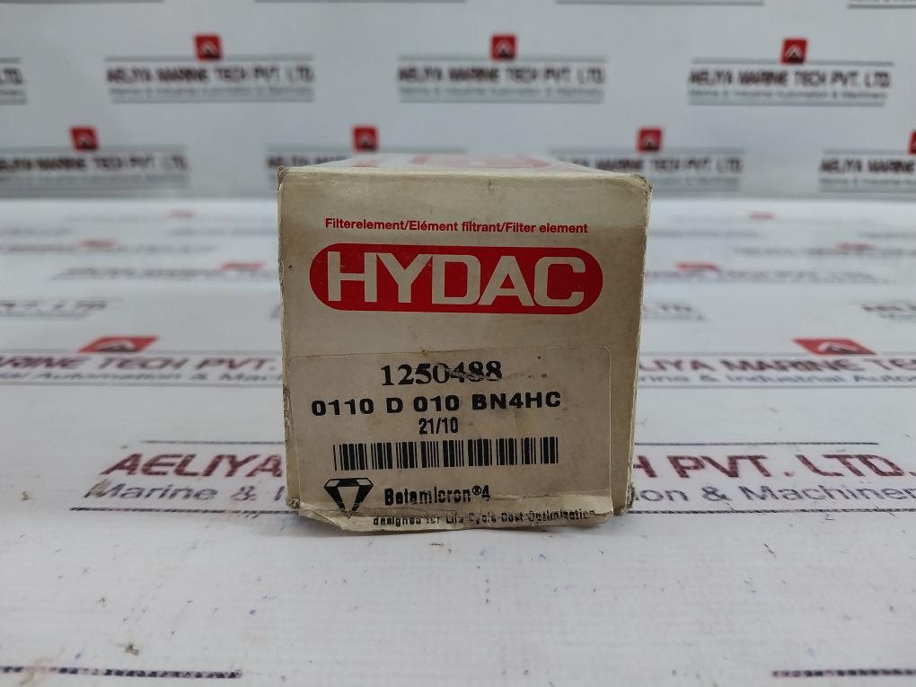 Hydac Betamicron 4 Plus 0110 D 010 Bn4Hc Filter Element 1250488