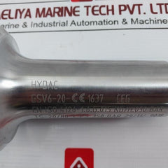 Hydac Gsv6-20-ce 1637 Gas Safety Valve 350 Bar Btp-hm1 0.30 Bar 6.G.015 Kg/H