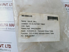 Hydac Khp-40-1112-16x 2-way Manifold Mounted Ball Valve 5000psi