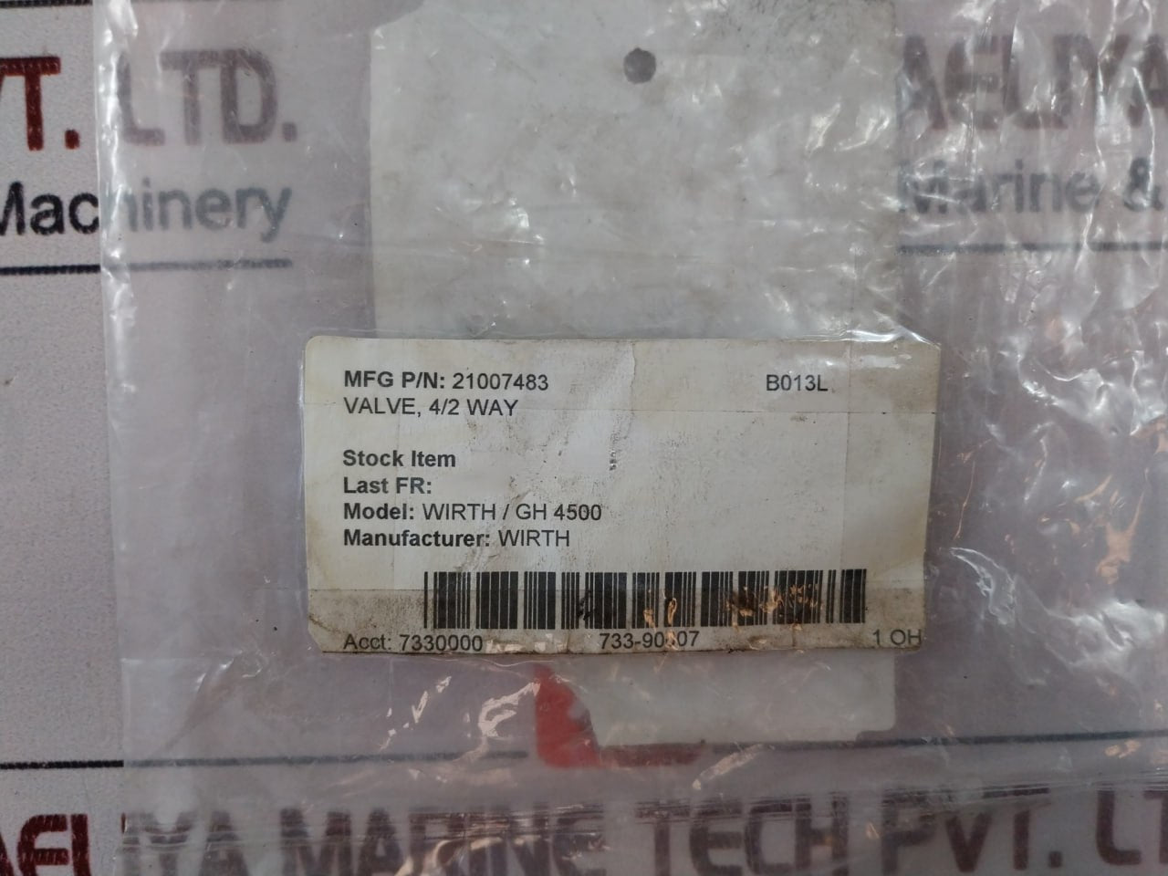 Hydac Electronic R900774164 Directional Control Valve 24Vdc