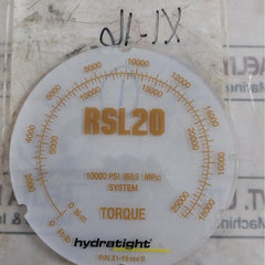 Hydratight X1-16 Overlay For Rsl20 (Co) Rev: B