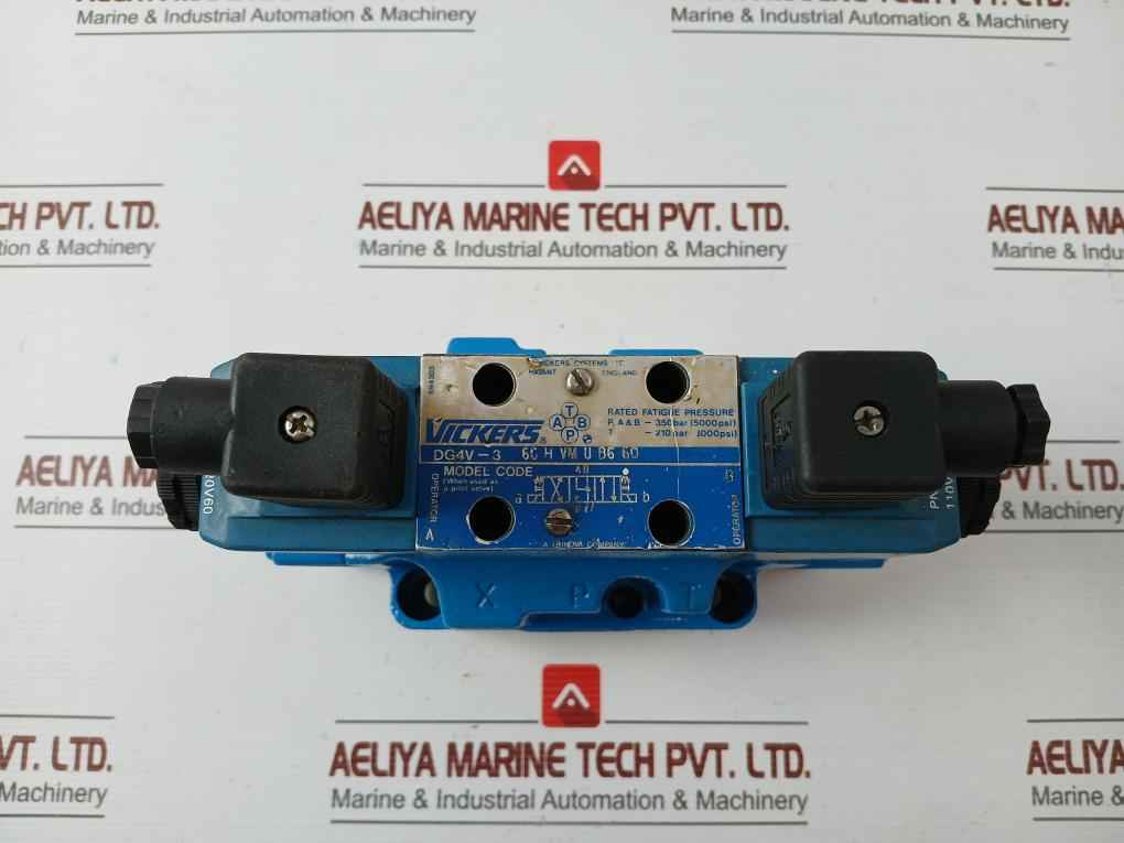 Hydraulic Directional Control Valve Dg5V 7 8C H Vm U B6 3U Brand Vickers  T – 210Bar