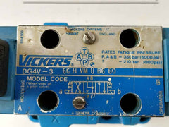 Hydraulic Directional Control Valve Dg5V 7 8C H Vm U B6 3U Brand Vickers  T – 210Bar