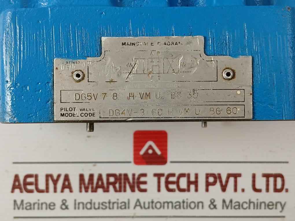 Hydraulic Directional Control Valve Dg5V 7 8C H Vm U B6 3U Brand Vickers  T – 210Bar