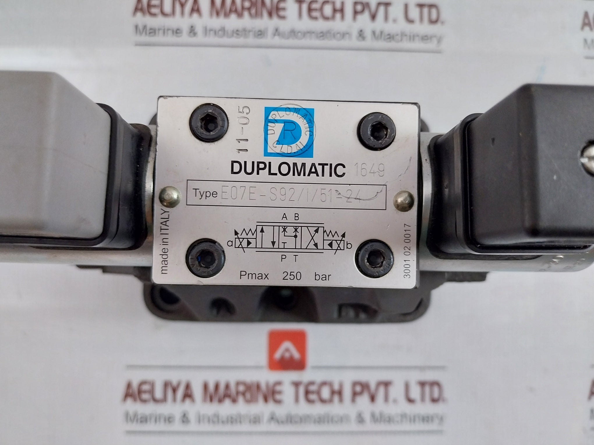 Hydraulic Directional Control Valve Duplomatic E07E-s92/1/51-24