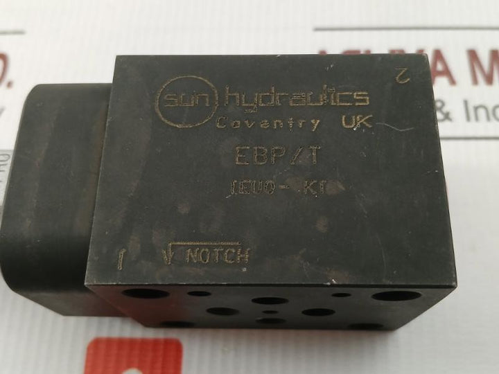 Hydraulic Pressure Control Valve Cartridge Sun Hydraulics Ebp/T
