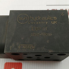Hydraulic Pressure Control Valve Cartridge Sun Hydraulics Ebp/T