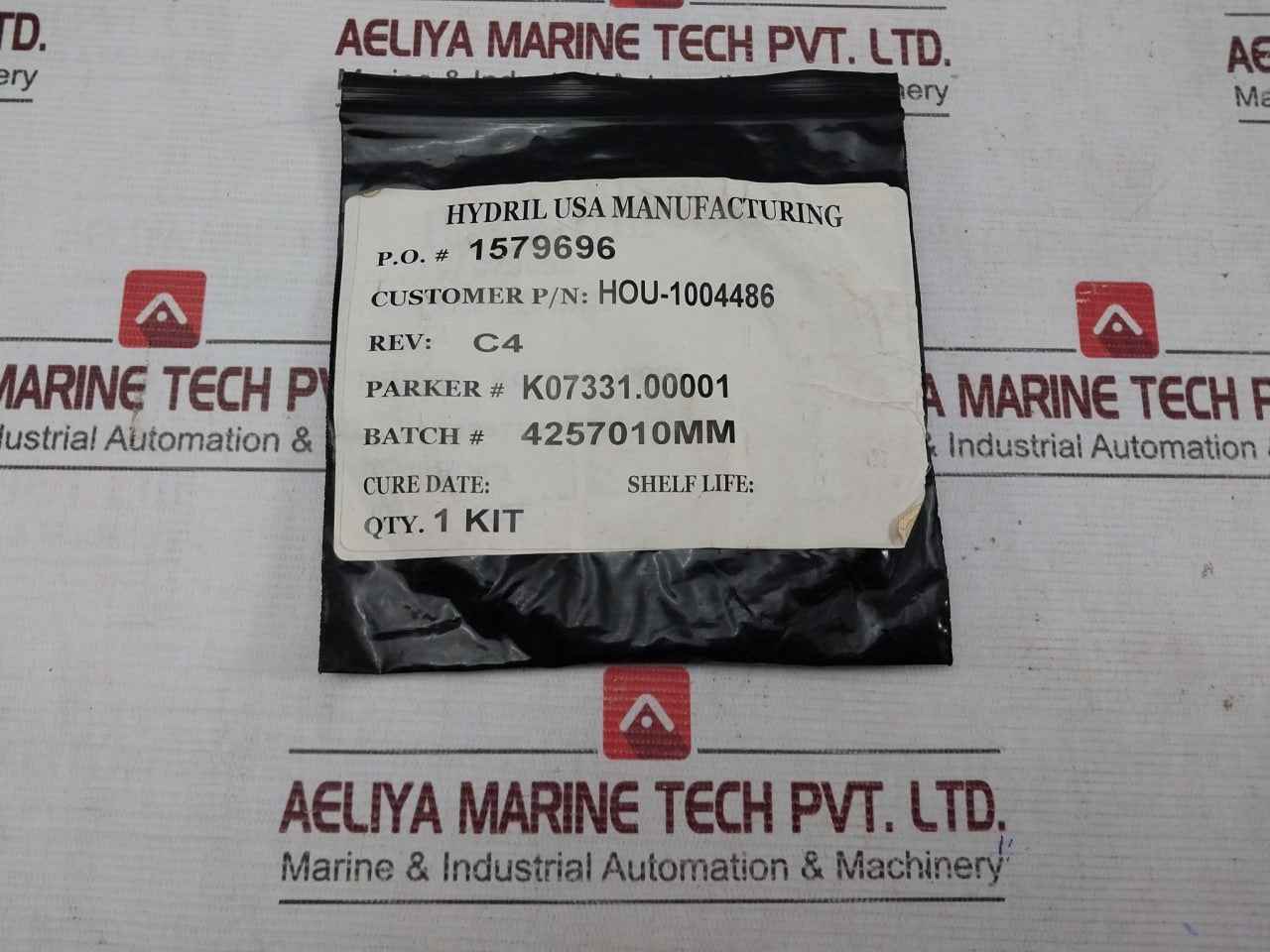 Hydril 1004486 Cj Seal For Drilling Column Valve Rev C4