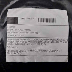 Hydril 1004486 Cj Seal For Drilling Column Valve Rev C4