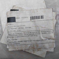 Hydril 1004486 Cj Seal For Drilling Column Valve Rev C4