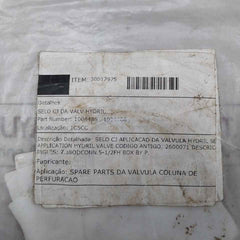 Hydril 1004486 Cj Seal For Drilling Column Valve Rev C4