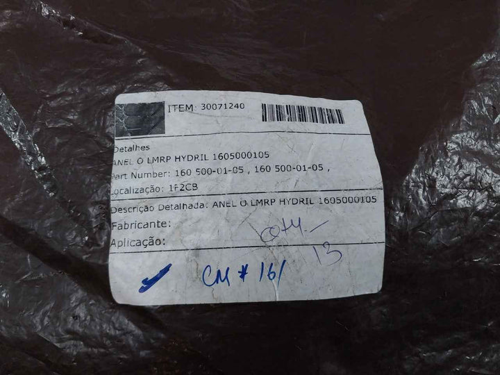 Hydril 160 500-01-05 Anel O Lmrp O-ring Rev A